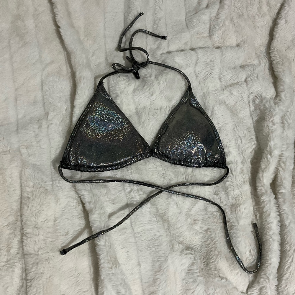 Glitter swim top